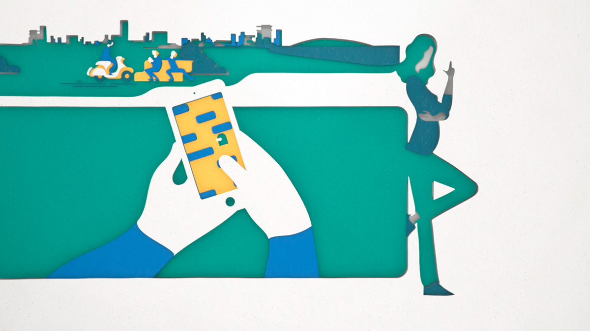 illustrations from ABN AMRO by Dani Montesinos