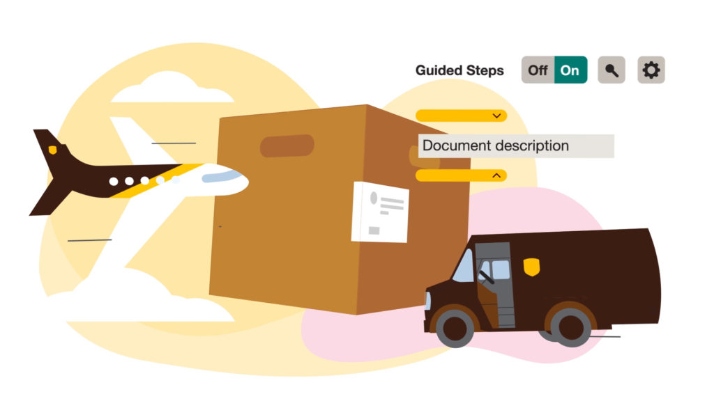 Animation for UPS International Shipping Process by Dani Montesinos